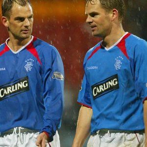 new Glasgow Rangers 2003-05 home shirt Diadora XL soccer jersey Carling Scotland